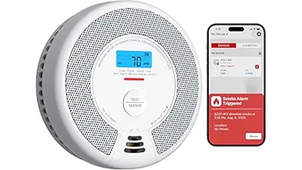 smart smoke carbon detector