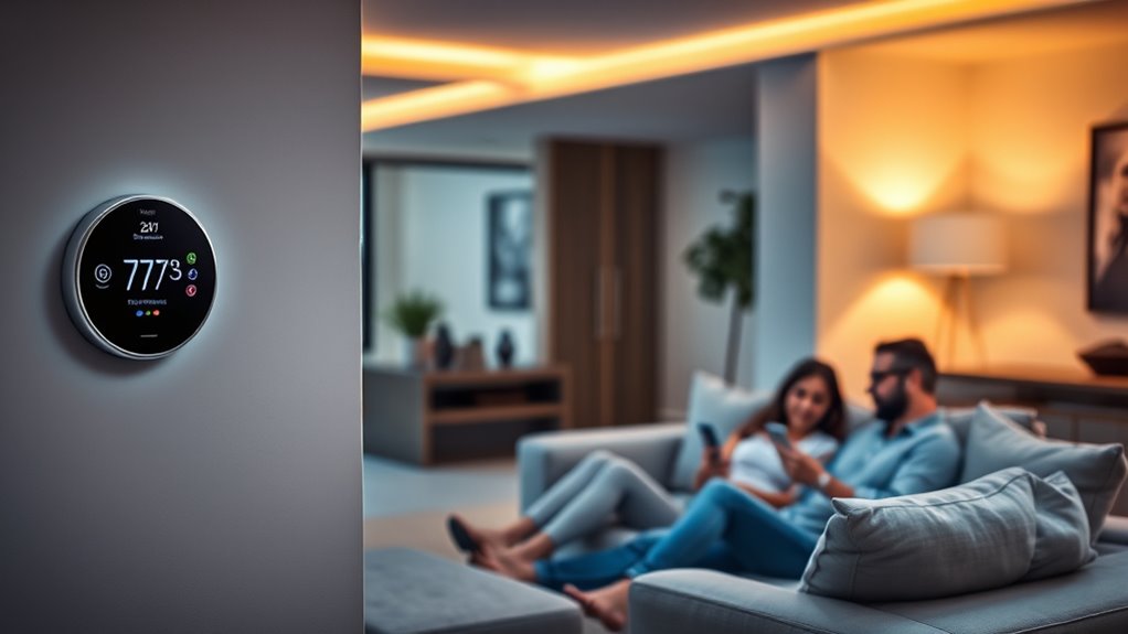 smart thermostats with geofencing