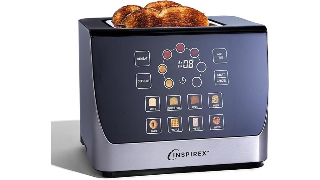 smart toaster with touchscreen