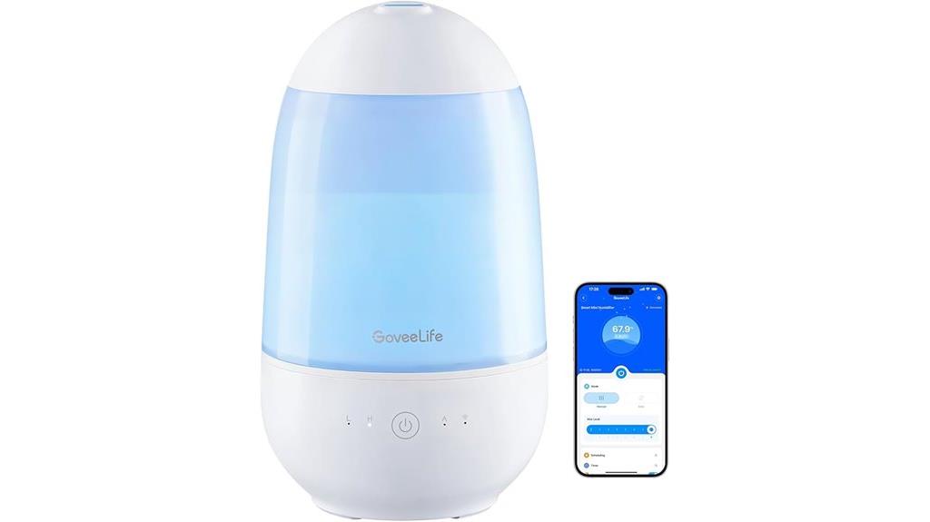 smart ultrasonic humidifier control