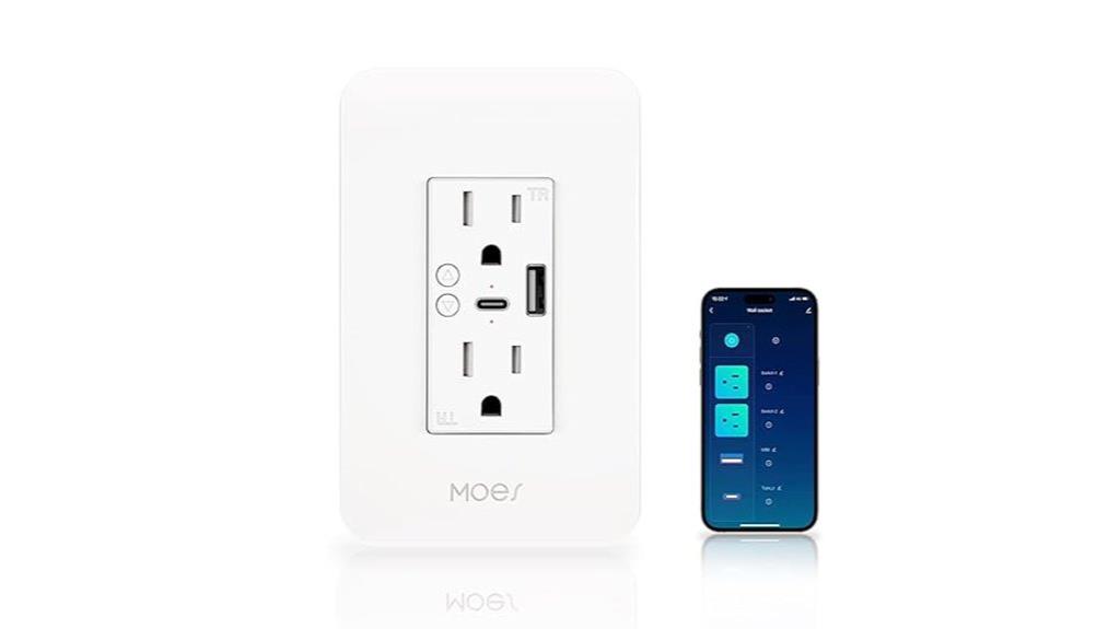 smart usb wall outlet