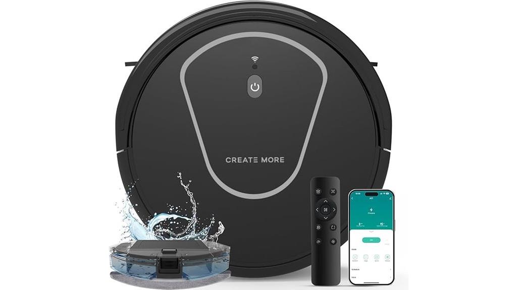 smart wifi mop vacuum