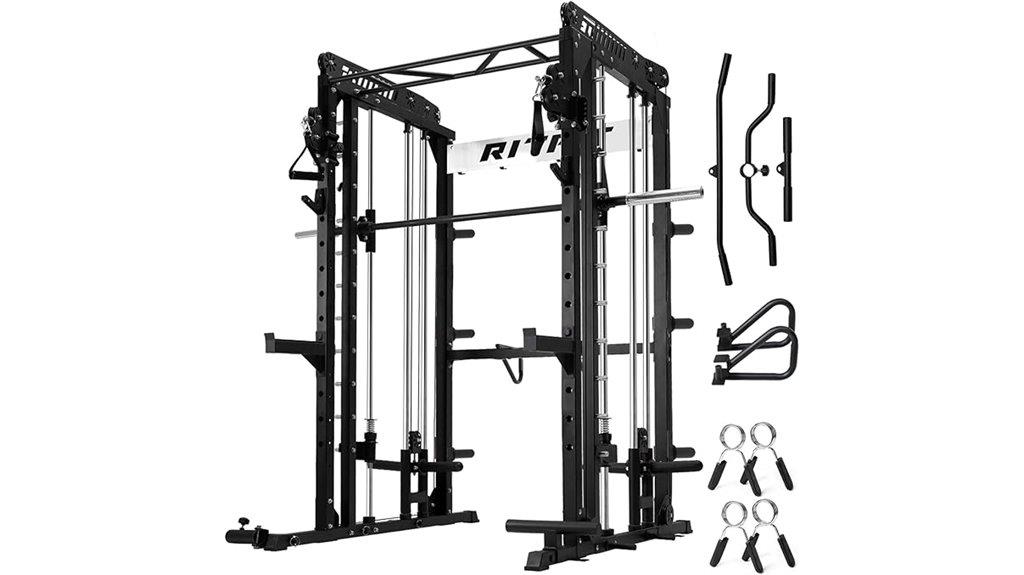 smith machine with cable
