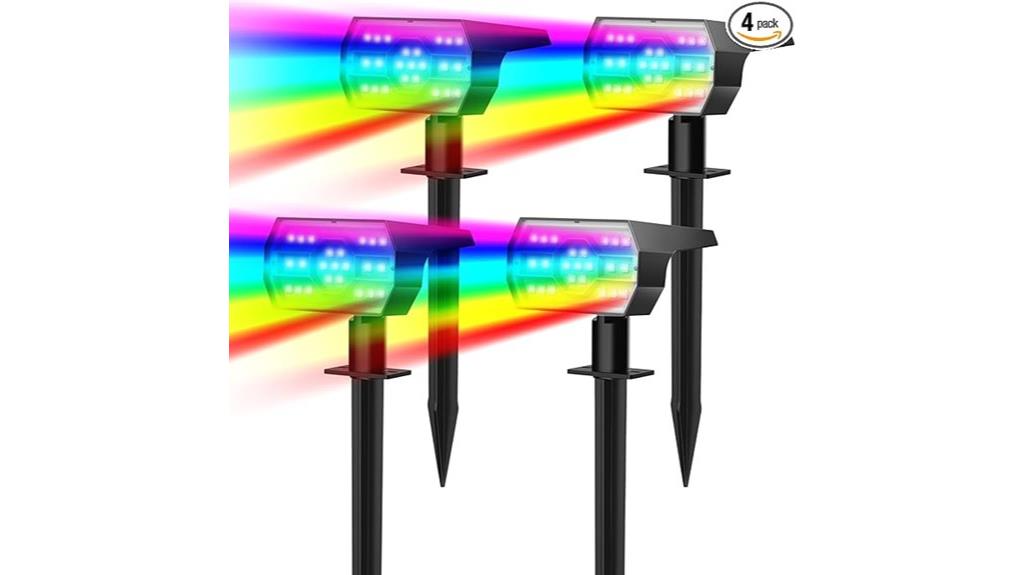 solar color changing string lights