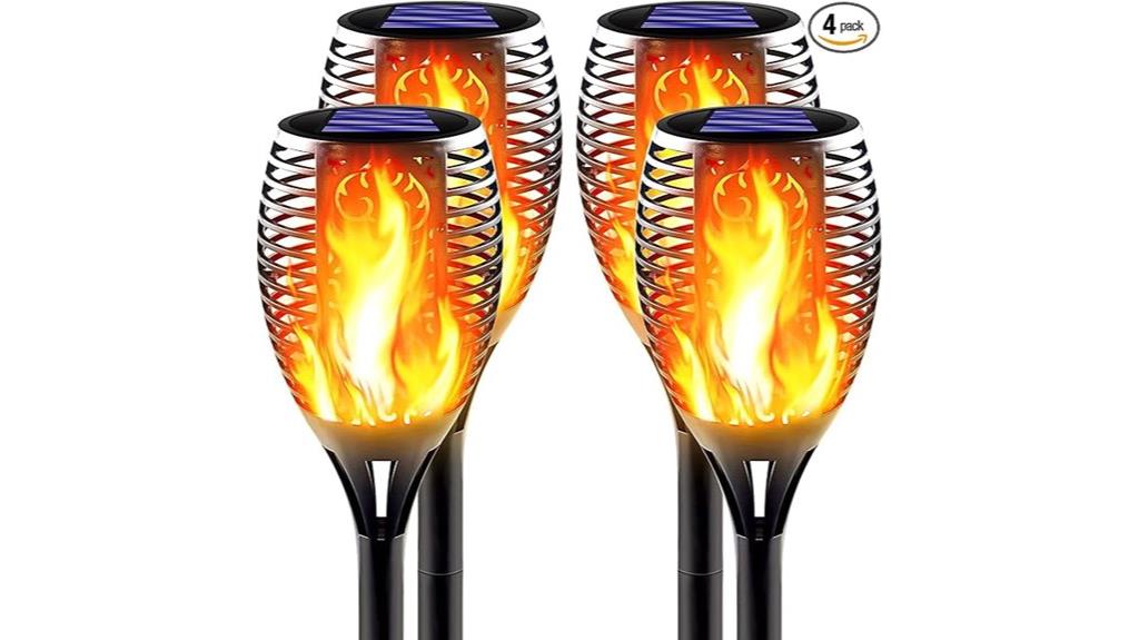 solar flame torch set