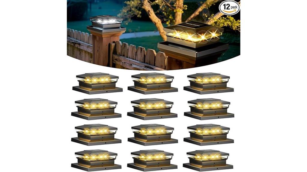 solar garden post lights