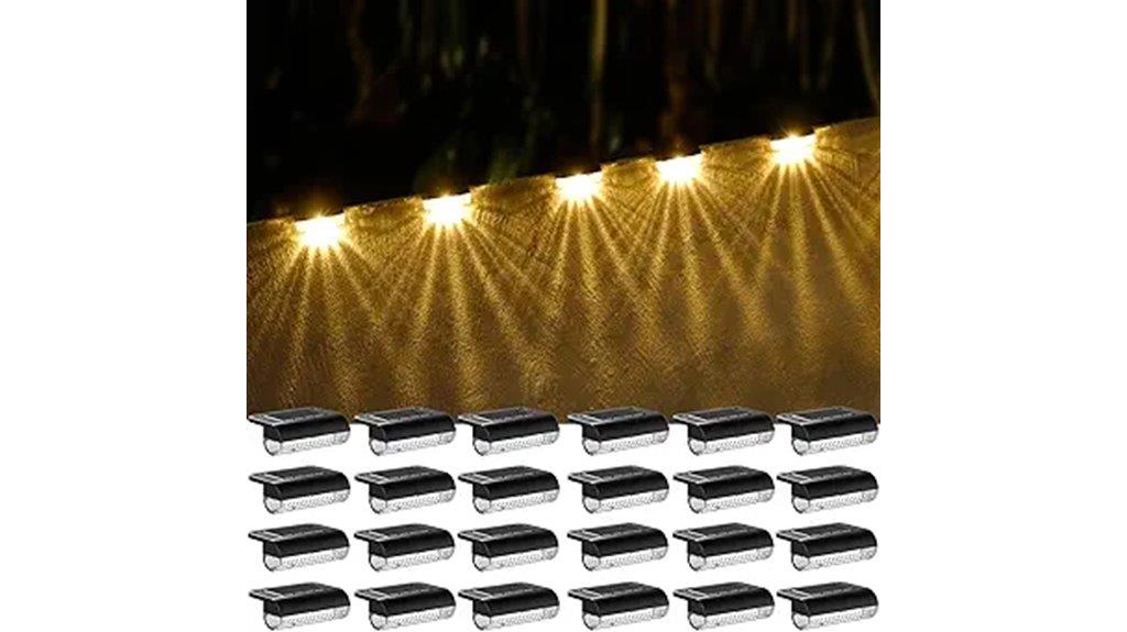 solar outdoor step lights