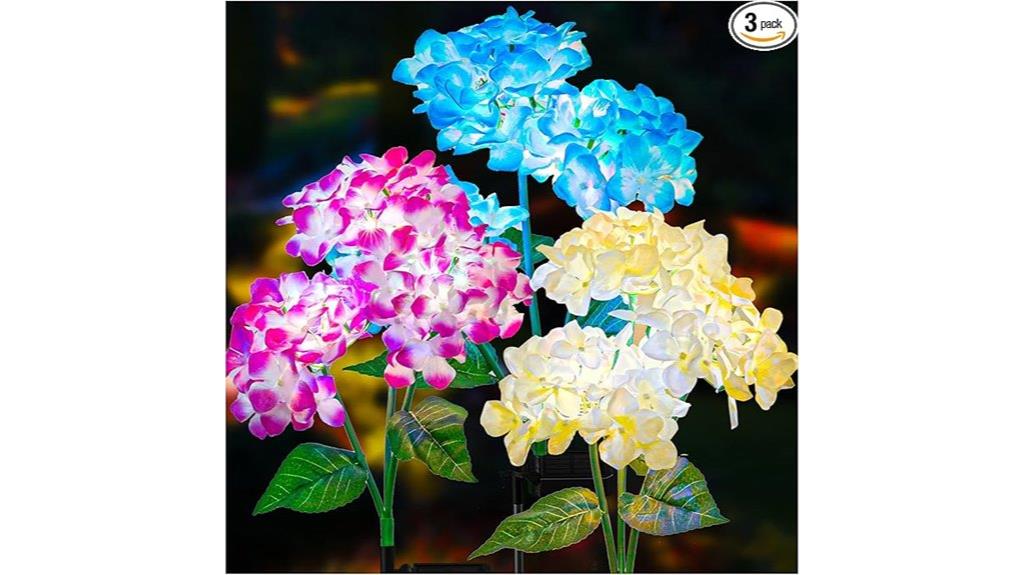 solar powered garden light set