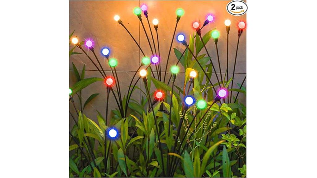 solar powered garden starlights