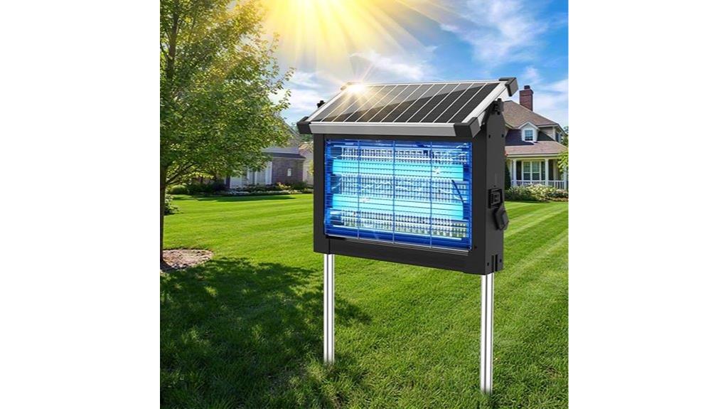 solar powered outdoor mosquito zapper