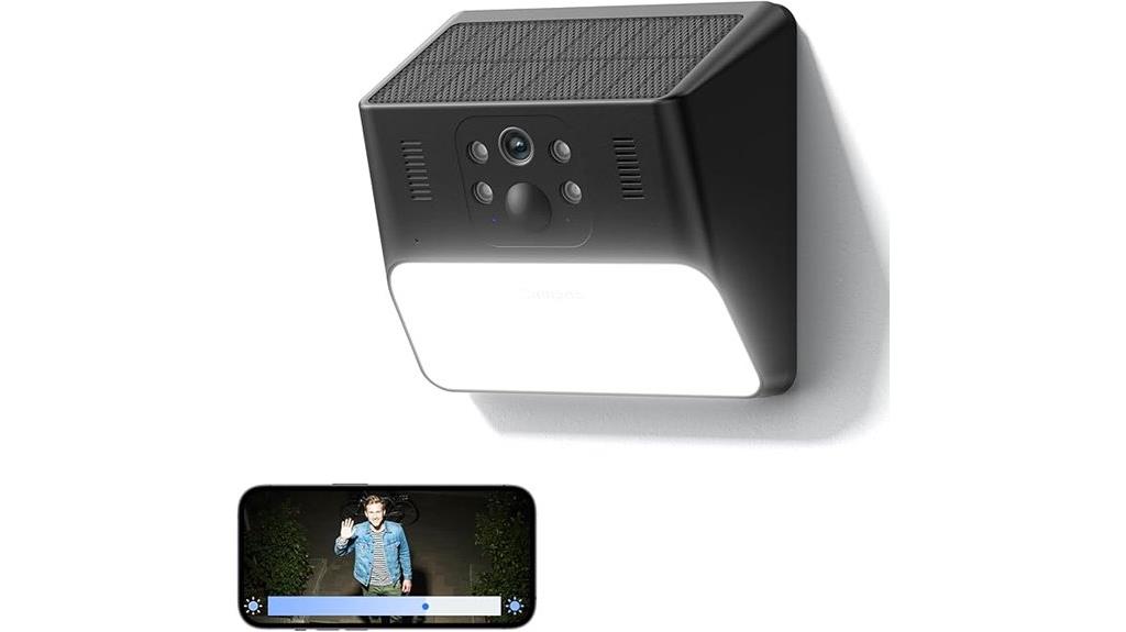 solar powered outdoor security camera
