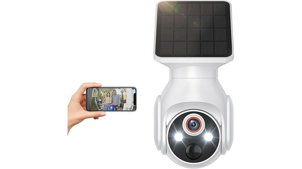 solar powered wifi camera