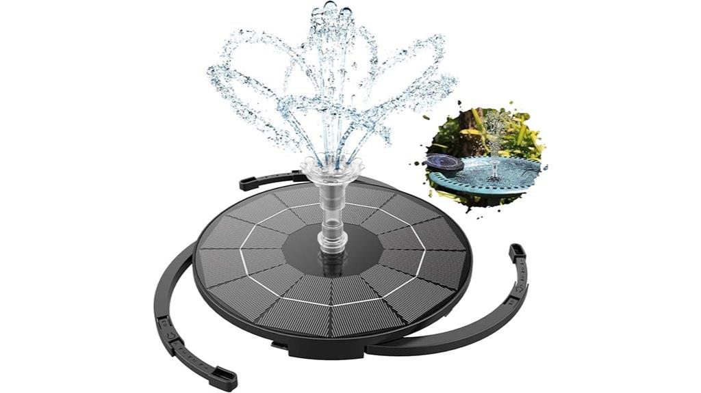 solar water fountain pump