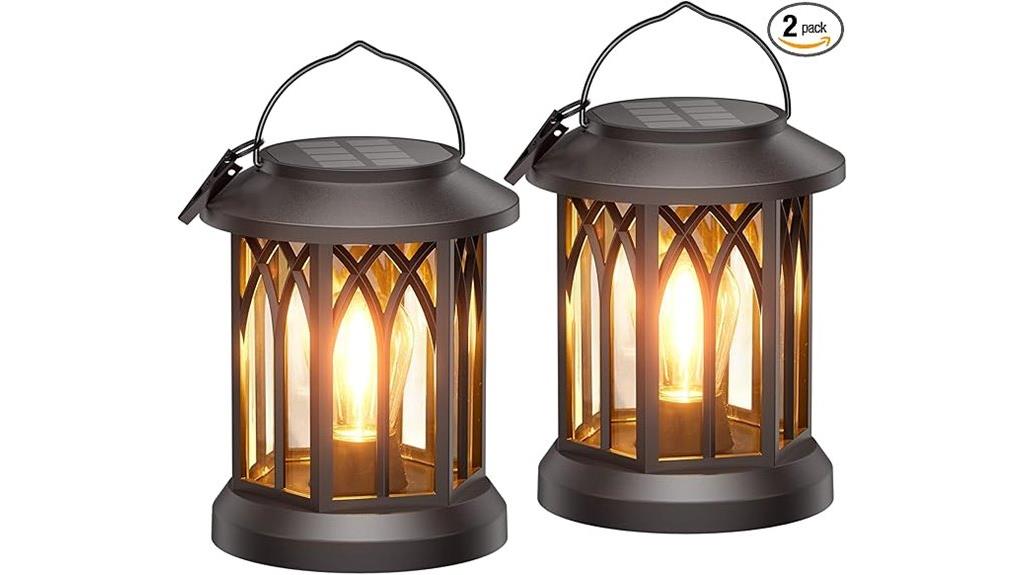 solar waterproof hanging lantern