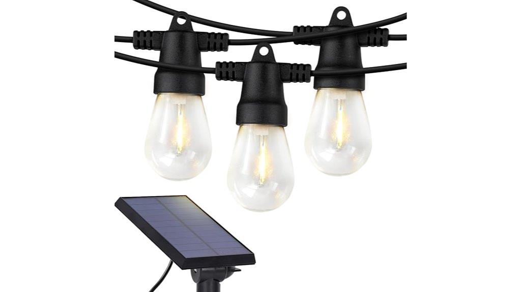 solar waterproof patio lighting