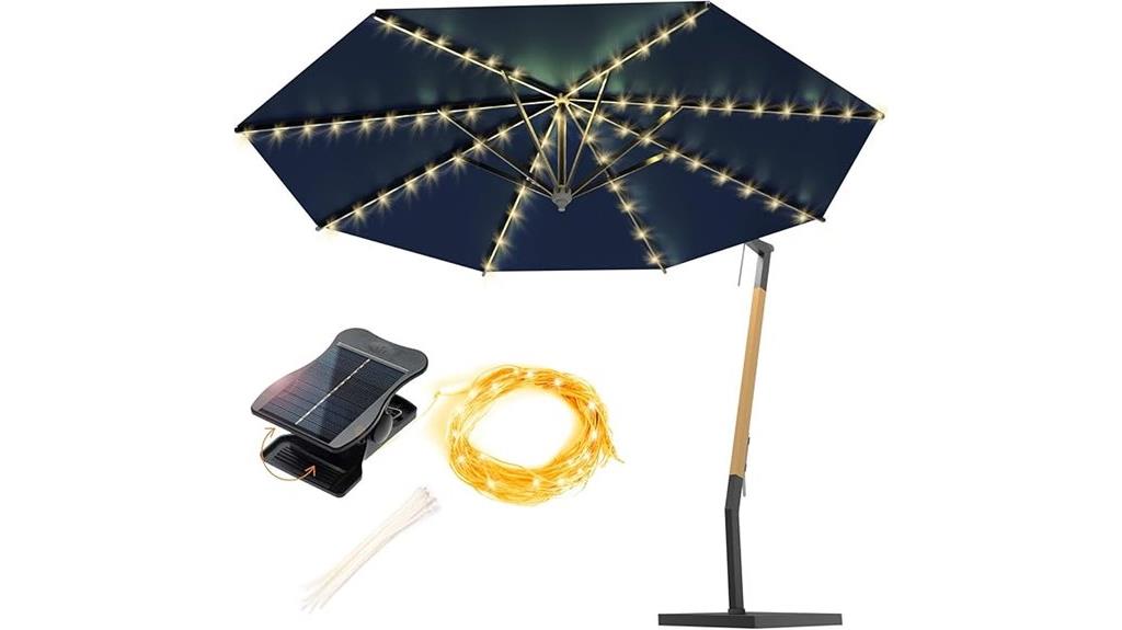 solar waterproof patio lights
