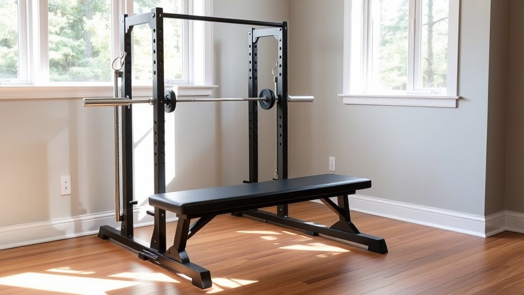 space saving squat rack sets