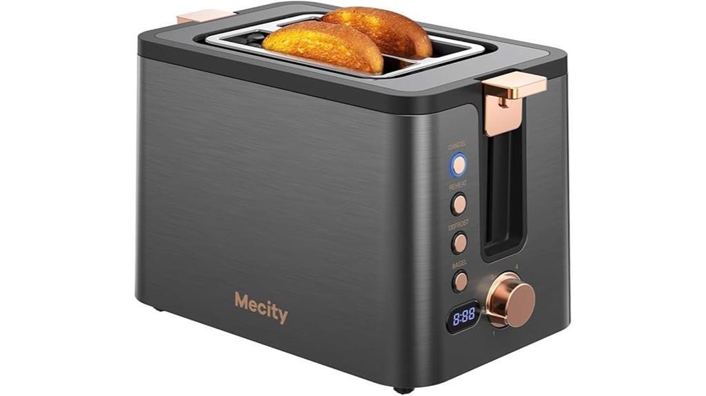 stainless steel 2 slice toaster