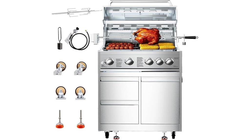 stainless steel outdoor storage