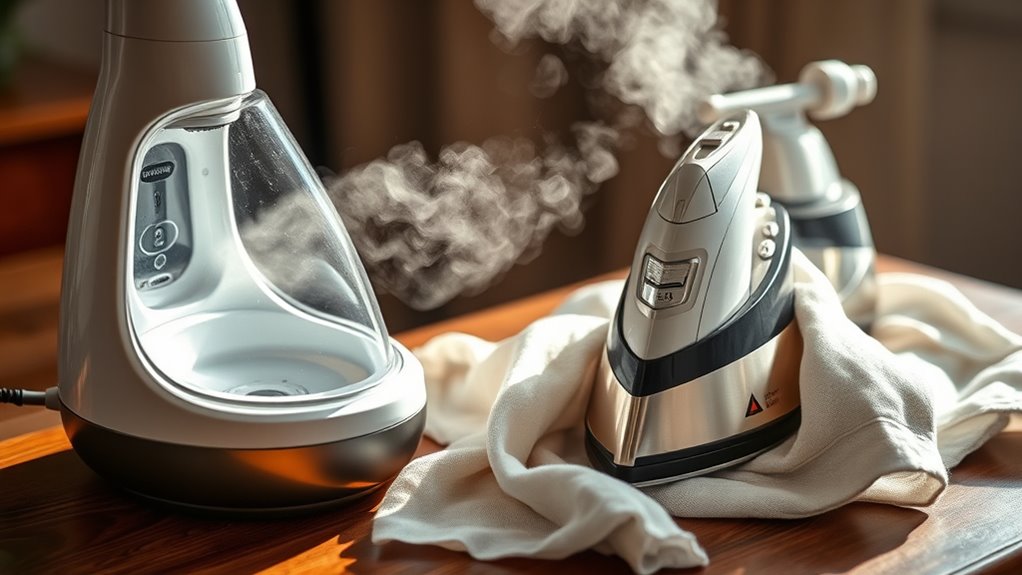 steamer for delicate fabrics