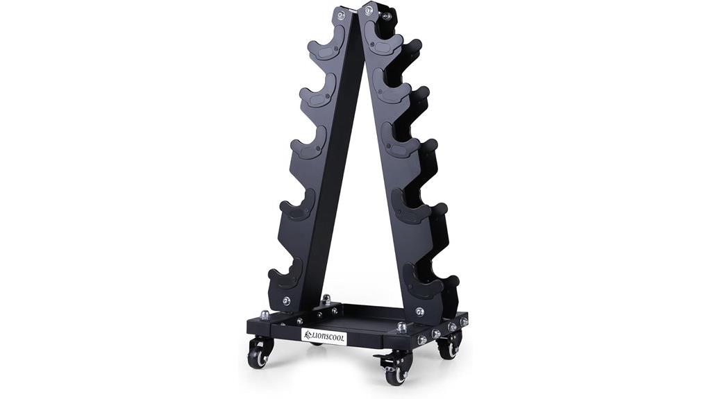 steel dumbbell rack stand