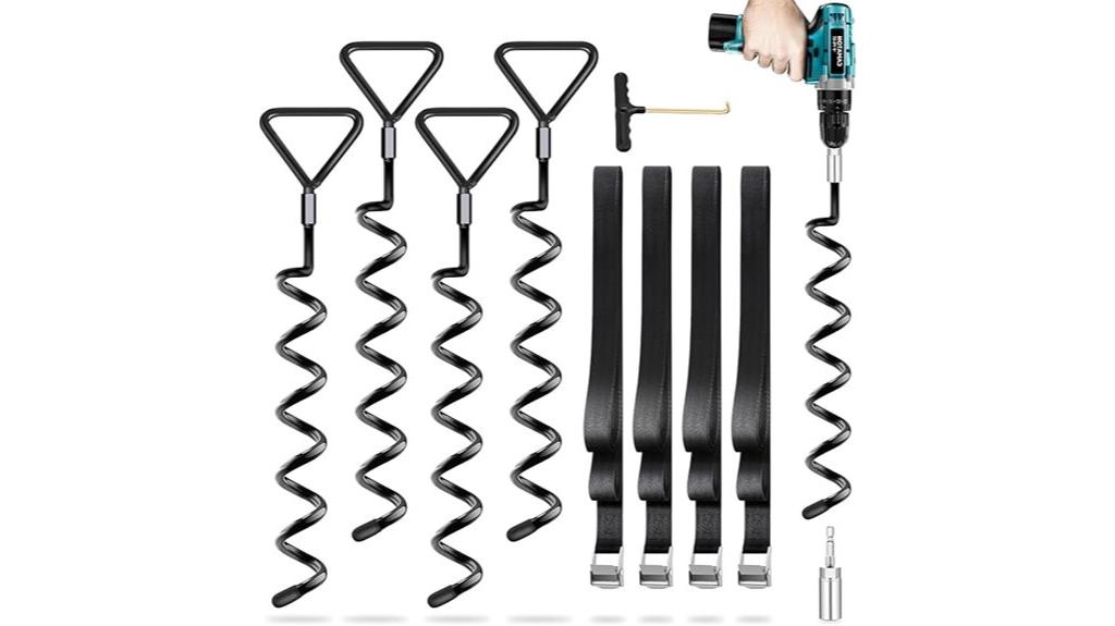 sturdy trampoline stake kit