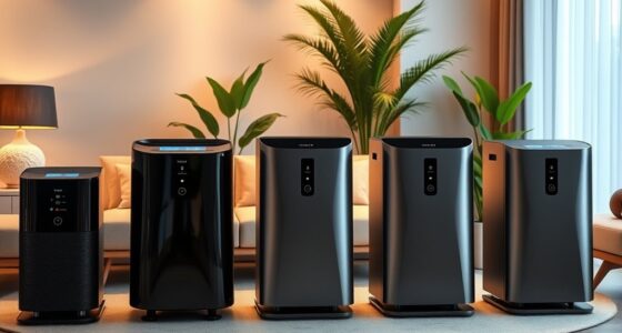 stylish smart touchscreen purifiers