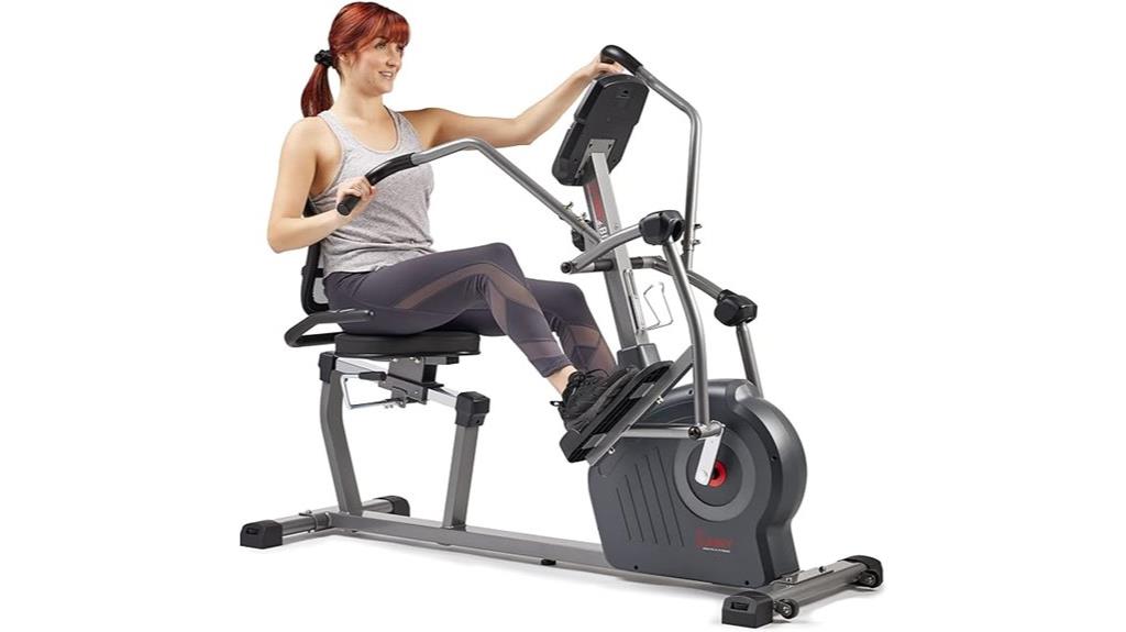 sunny health elliptical trainer