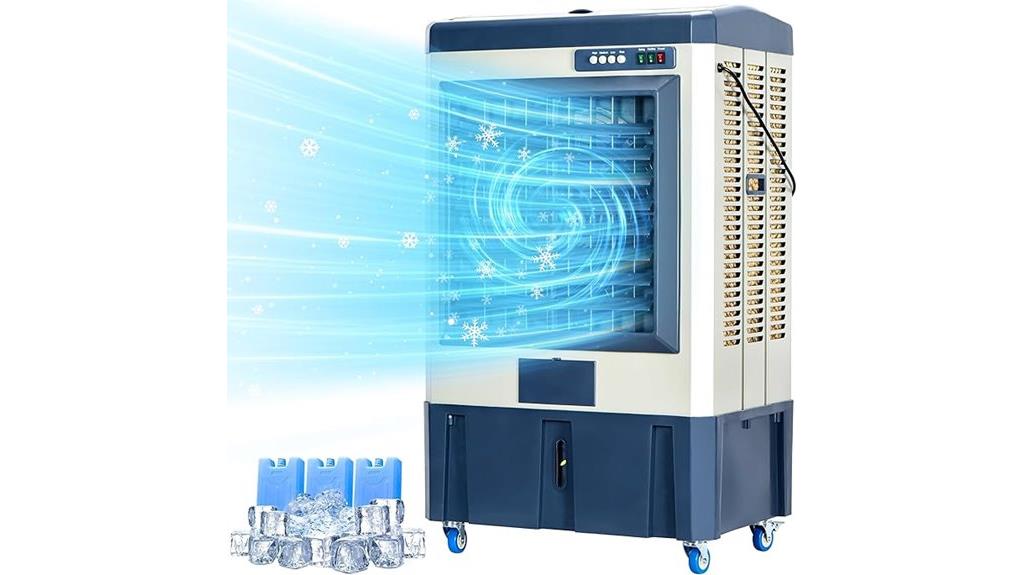 swamp cooler with large tank
