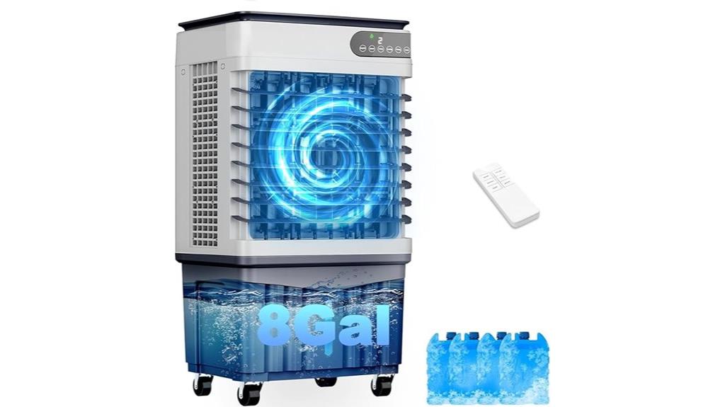 swamp cooler with tank