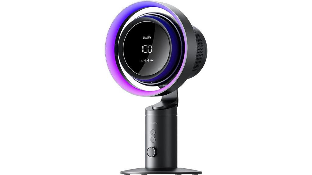 table fan with purifier
