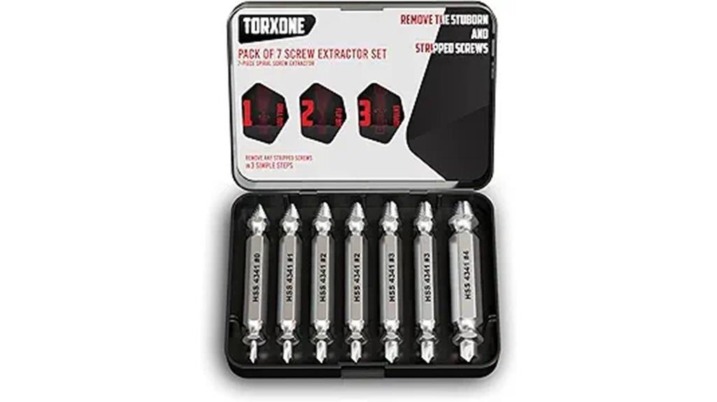 ten piece screw extractor set