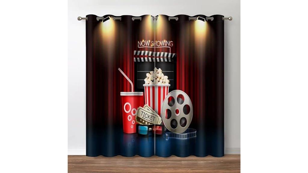 theater blackout curtain panels