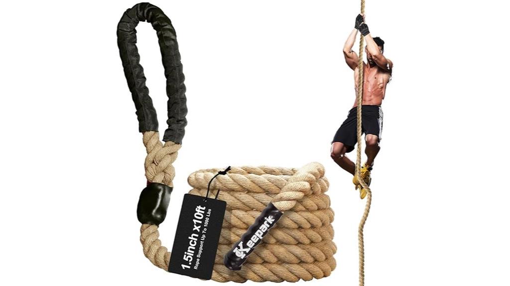 thick climbing rope options