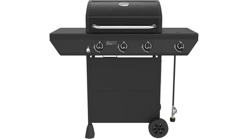 three burner propane grill