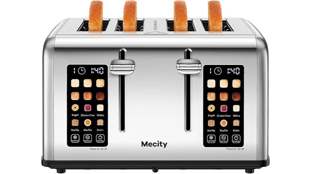 toaster with touch screen