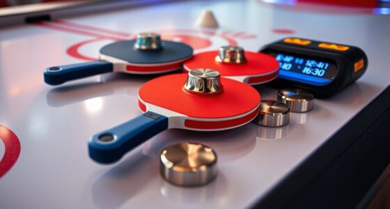 top air hockey accessories