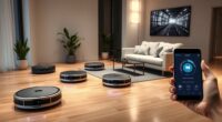 top app controlled robot vacuums