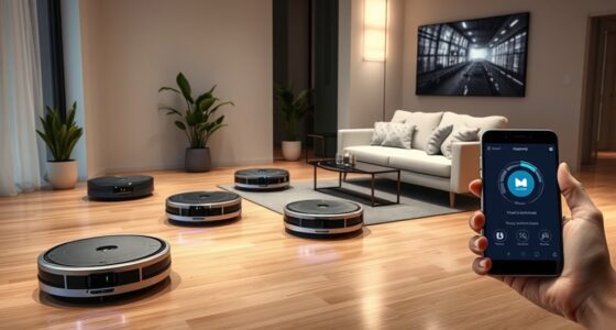 top app controlled robot vacuums