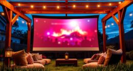 top backyard movie screens