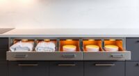 top built in warming drawers