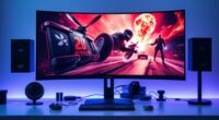 top console gaming monitors