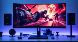 top console gaming monitors