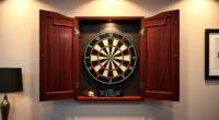 top dartboard cabinet sets