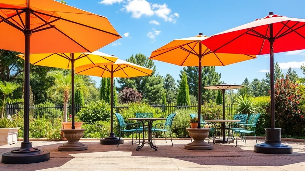 top durable outdoor umbrella stands