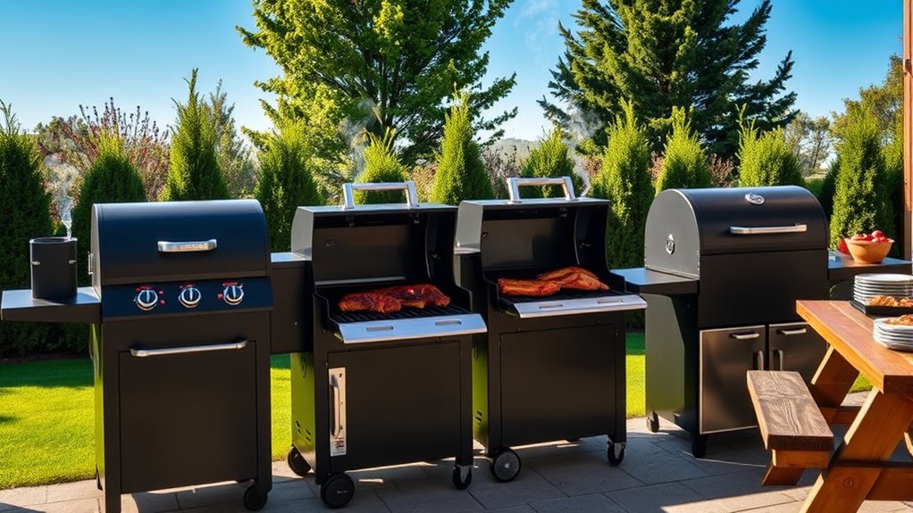 top electric smoker grills