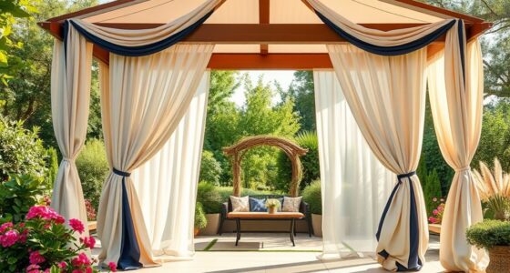 top gazebo curtain picks