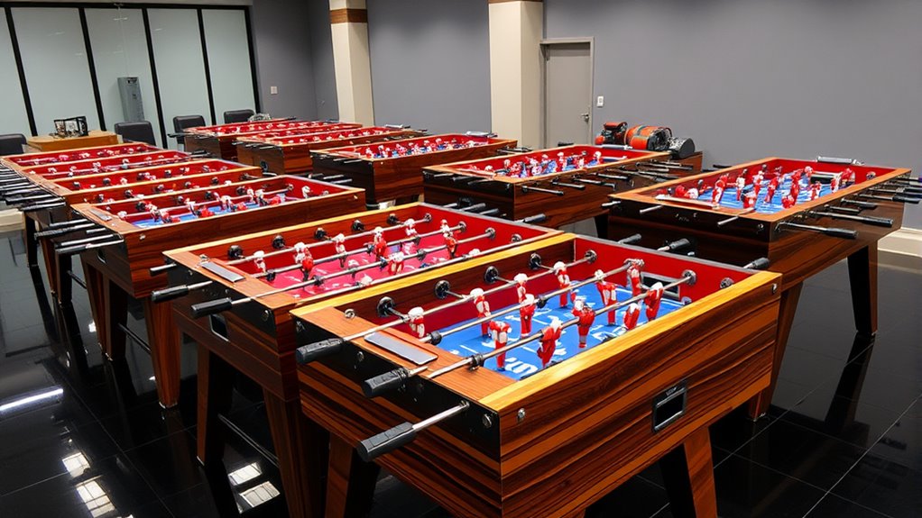 top heavy duty foosball tables