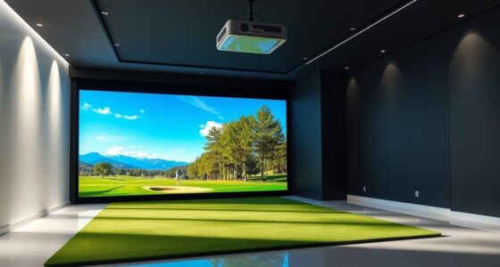 top home golf simulator screens