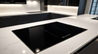 top induction cooktops with built in ventilation